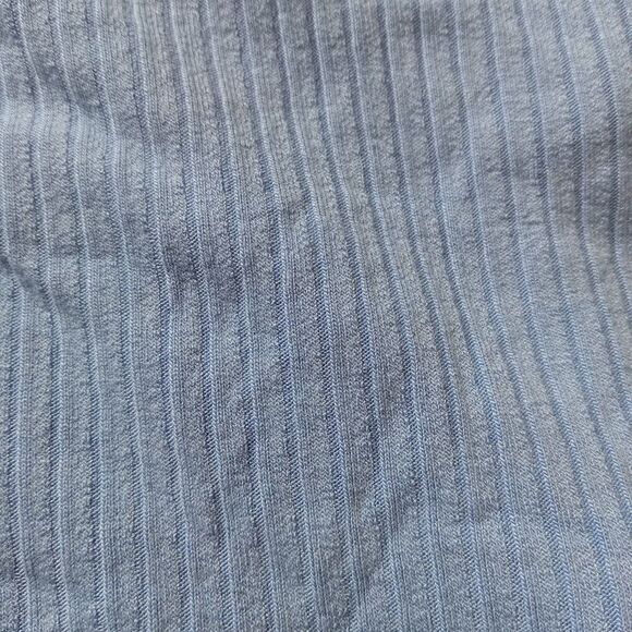 We The Free Blue Ribbed Sleeveless Cropped V-Neck Wrap Style Tie Top Women's XS - Picture 8 of 12